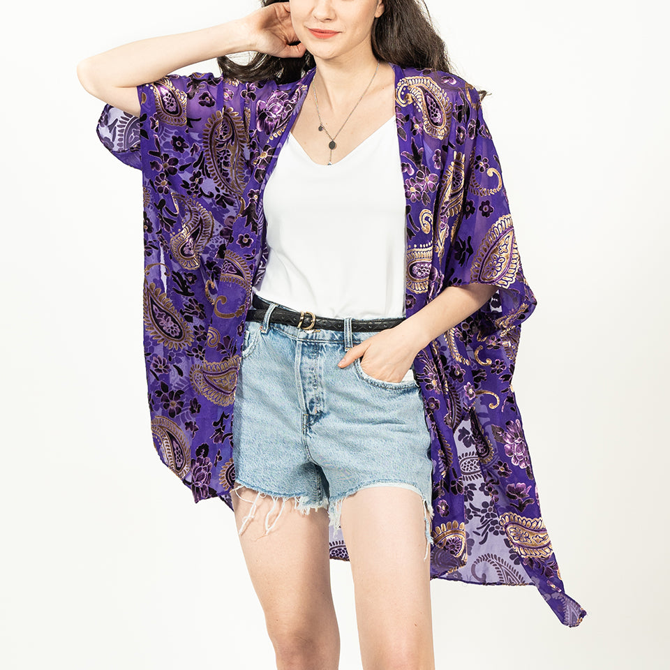 USHOWHEY long cardigan shawl kimono cover up bathing suit beach dresses