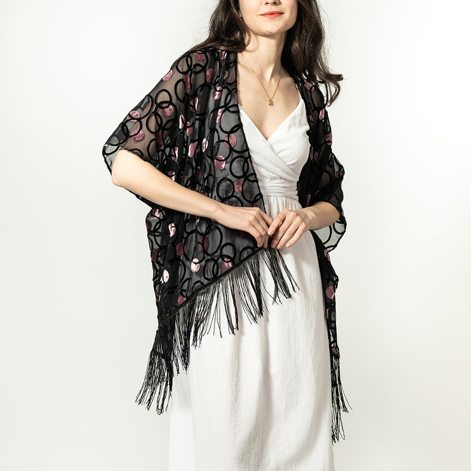 USHOWHEY floral kimono cardigan for womens beachwear cover ups